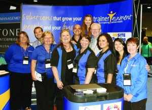 TrainerTainment staff at Bowl Expo 2015