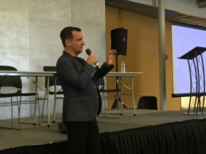 Tim Ruse - CEO of Zero Latency.  Zero Latency was the only company at the conference actually running a retail virtual reality operation.  They've sold 7000 tickets since opening in August at AU$88 per game, booked out four to six weeks in advance.  Needless to say there were lots of questions. 