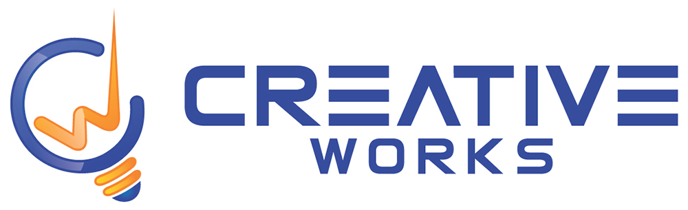 Creative Works Logo Horiztontal w Website CMYK