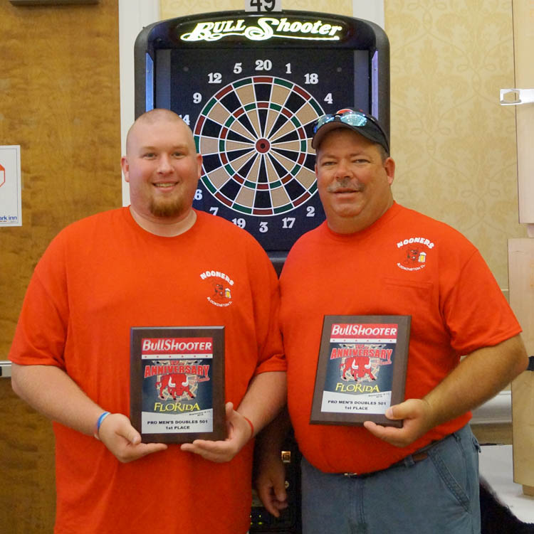 In Pro Men's 501 Doubles, William Moore and Dustin Holt won the championship.