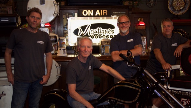 The Mantiques Network’s Tony Ritter, Jim Schafer, Jeff Walker and Jeff Sinclair in their Orange, Calif. HQ.