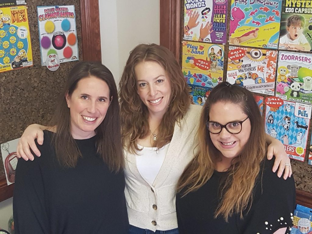 Sharon Shlien, Elissa Dorfman and Amanda Lapkovsky
