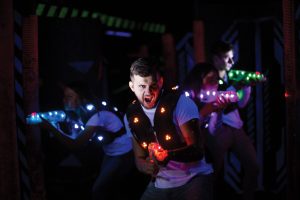 Laser Tag Adobe Stock image - Frank Talk 1118