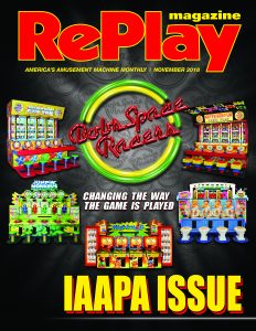 RePlay November 2018 Cover - Bob's Space Racers