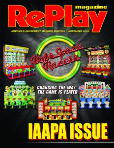 RePlay November 2018 Cover - Bob's Space Racers