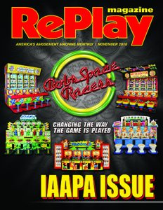 RePlay November 2018 Cover - Bob's Space Racers