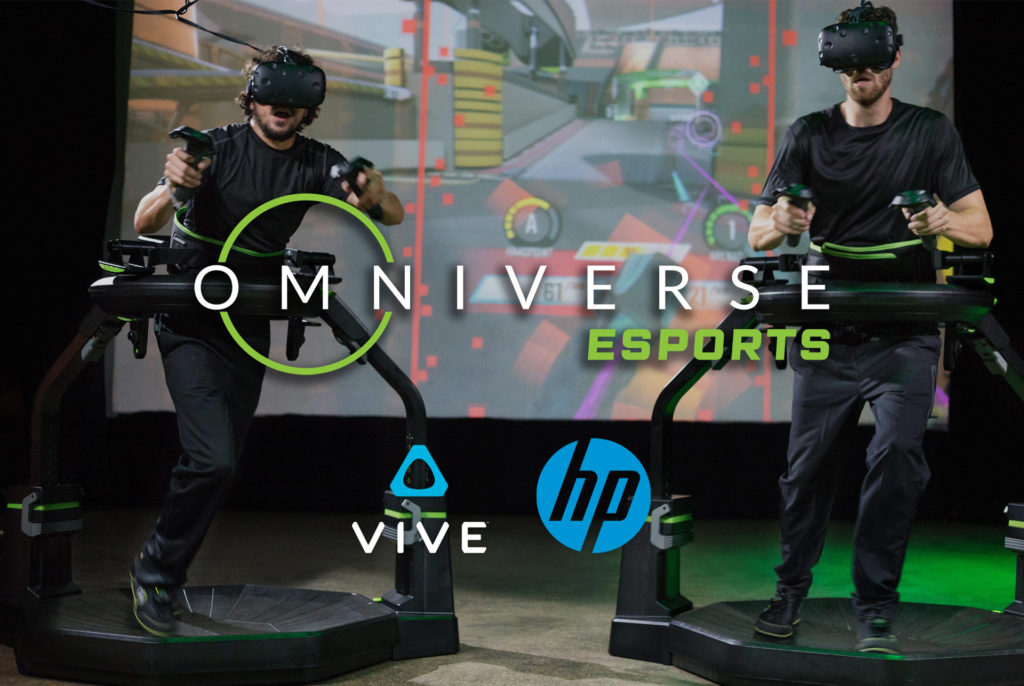 Virtuix Funovation Omniverse with HP and Vibe eSports Collab