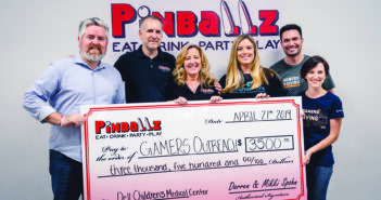 Pinballz Donates $3,500