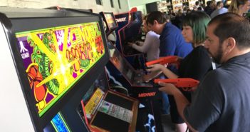 Editorial – October 2019 Retro arcade shot with Atari Centipede in front