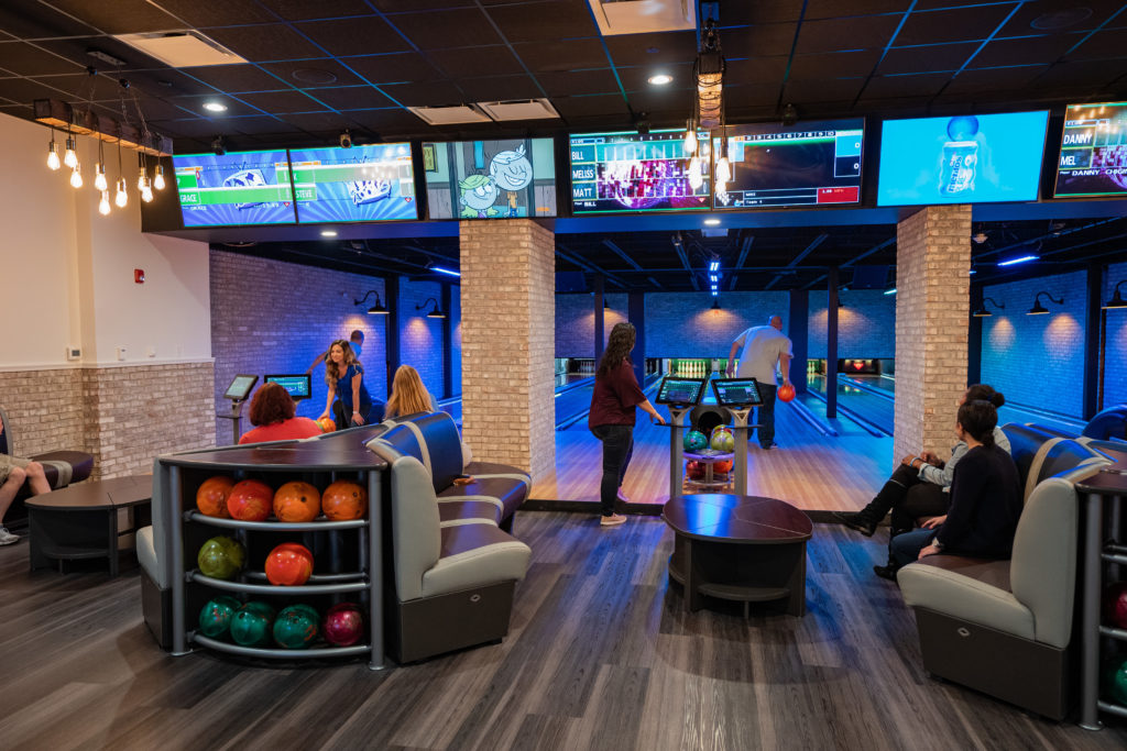 VIP bowling suite at East Hanover The Funplex