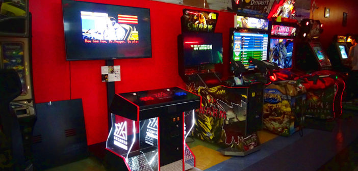 Exa-Arcadia on location at Arcade Galactic