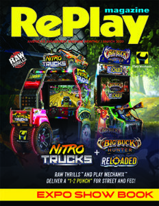 RePlay March 2020 Cover - Raw Thrills