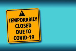 Temporarily Closed Sign - Covid-19 - Party Professor 0520