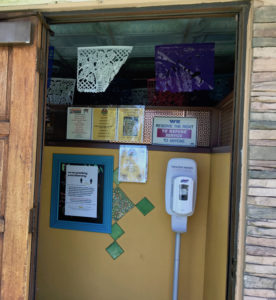 Purell at Mexican food place