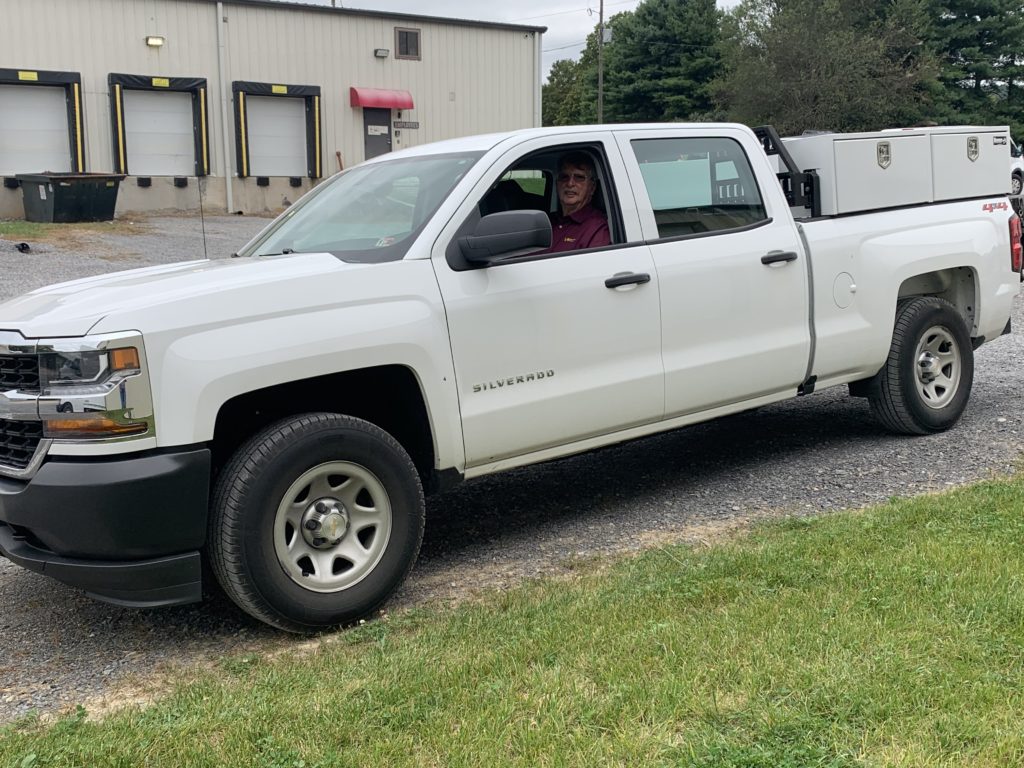 John Newberry in his go-to ride