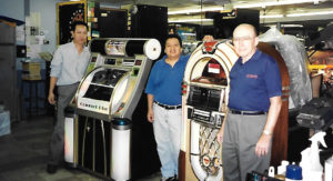 Marcelo with jukeboxes