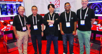 The exA-Arcadia team at Amusement Expo 2021