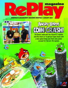 RePlay August 2021 Cover - LAI Games - 4 inch