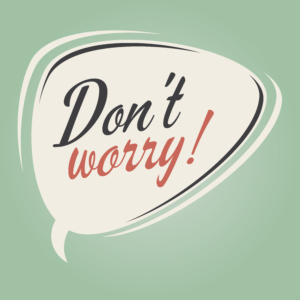 Adobe Stock Don't Worry Type graphic - Jersey Jack 0921