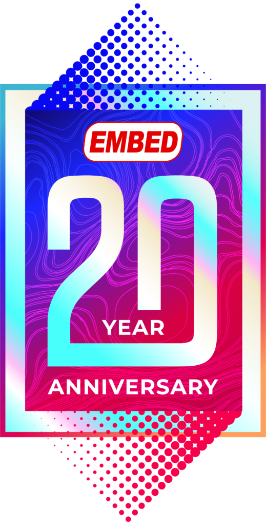 Embed's 20th Anniversary - logo