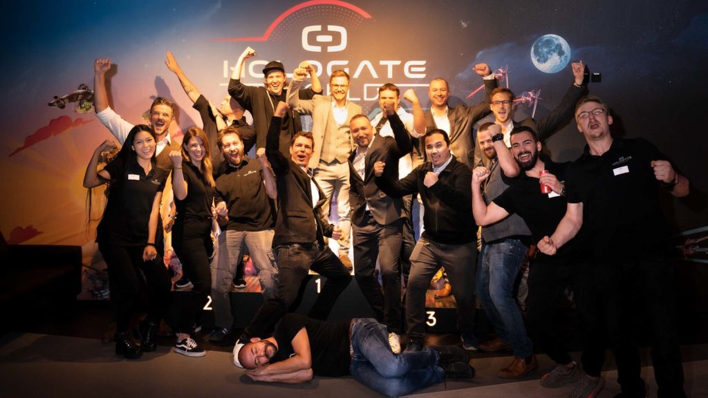 Hologate team at Hologate World Grand Opening Furth, Germany