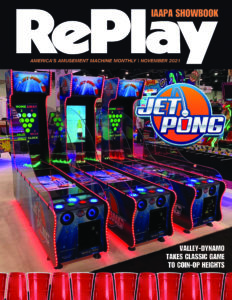 RePlay November 2021 Cover - Valley-Dynamo's Jet-Pong - full size