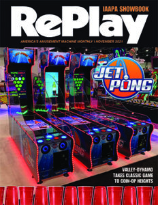 RePlay November 2021 Cover - Valley-Dynamo's Jet-Pong