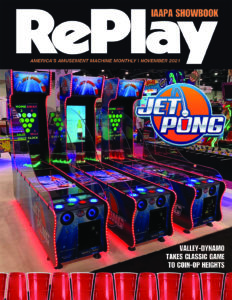 RePlay November 2021 Cover - Valley-Dynamo's Jet-Pong - 4 inch