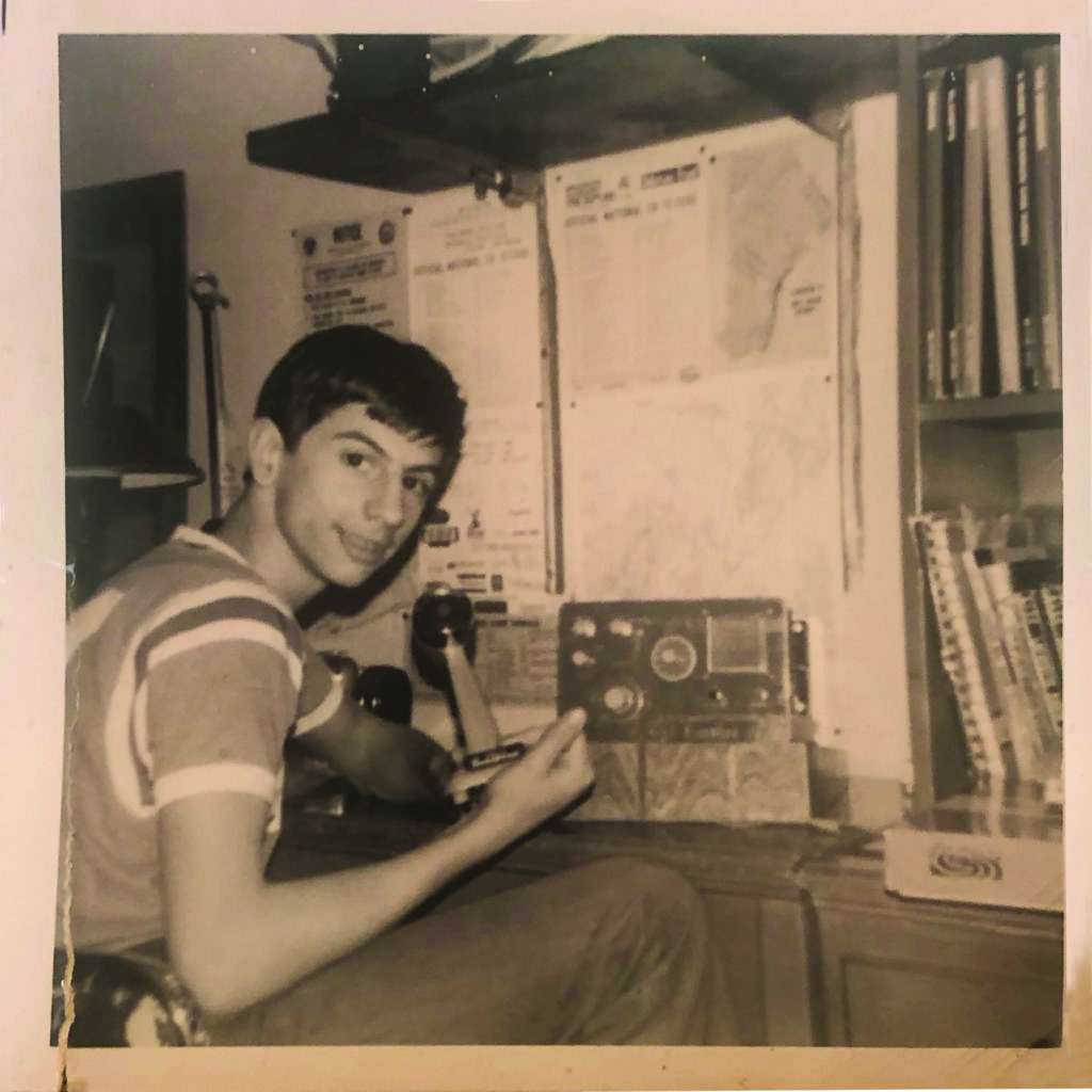 Jack Guarnieri and his CB radio