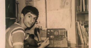 Jack Guarnieri and his CB radio