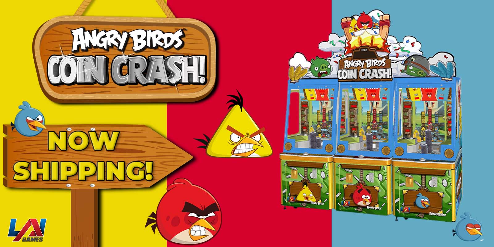 LAI Games Now Shipping Angry Birds Coin Crash