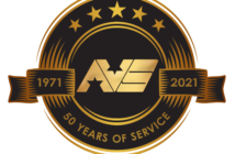 AVS Companies 50th anniversary logo