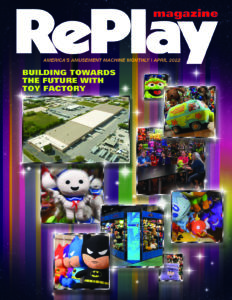 RePlay April 2022 Cover - Toy Factory - 4 inch