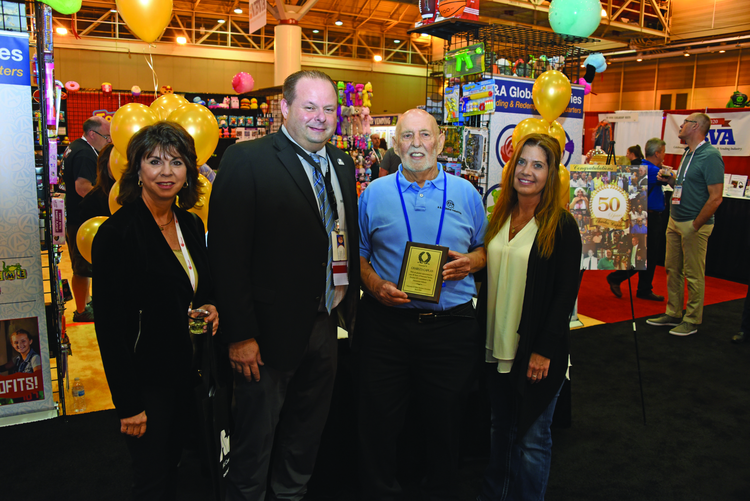Honored at Expo - Obituary Charles Caplan