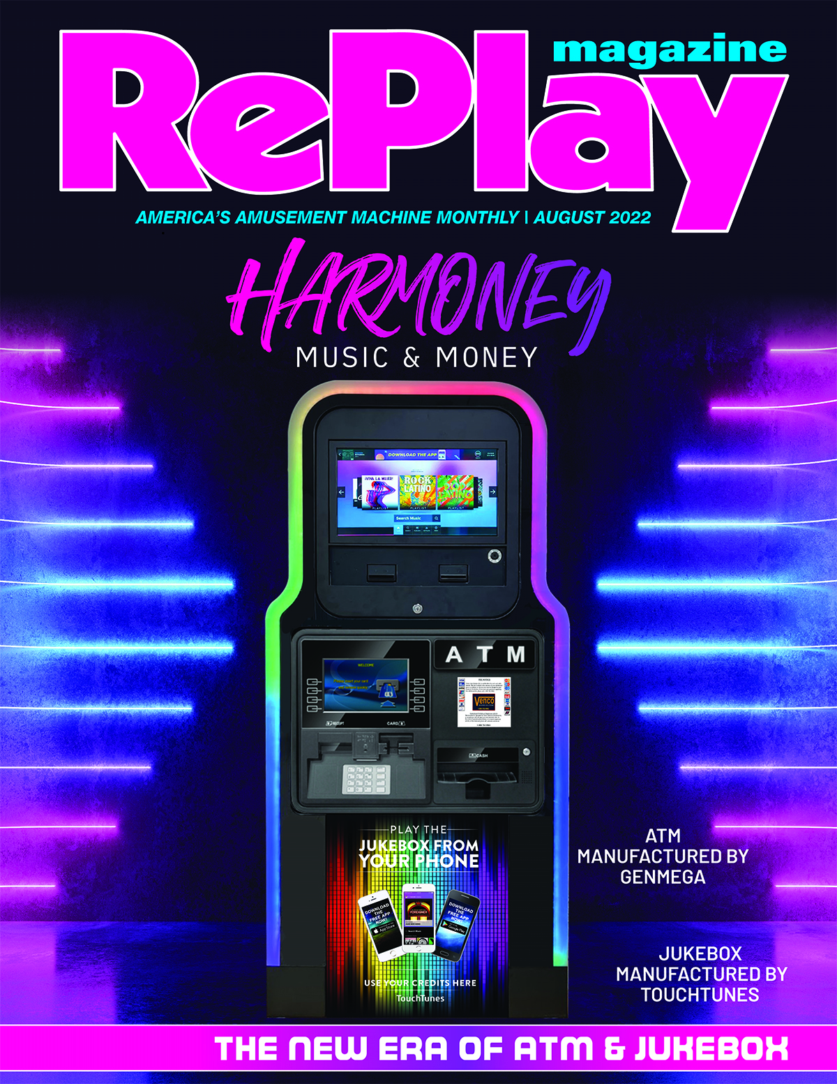 RePlay August 2022 Cover - Harmoney - 4 inch