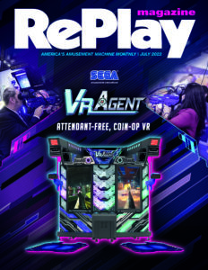 RePlay July 2022 Cover - full sizeSega Amusements International VR Agent