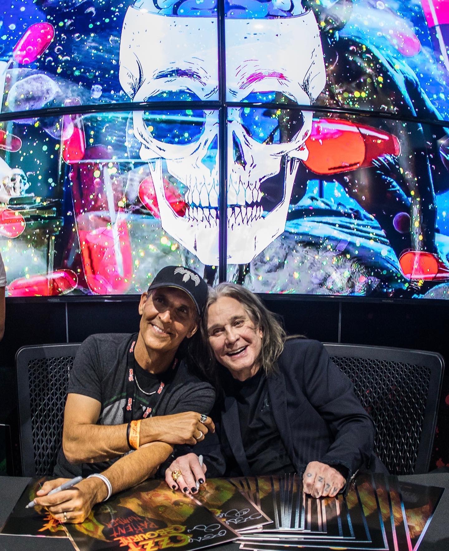 Stern Pinball at Comic-Con 2022 - Todd McFarlane and Ozzy Osbourne