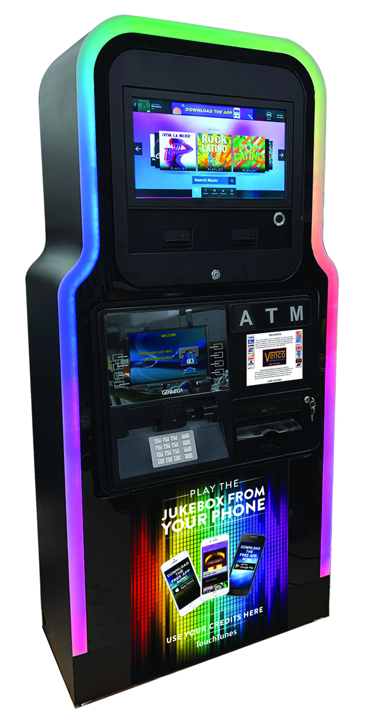 Harmoney jukebox/ATM combination