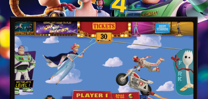 JJP Toy Story 4 Limited Edition Backglass
