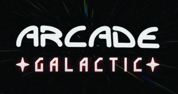 Arcade Galactic logo on burst