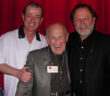 Dave Corriveau and Buster Corley, founders of Dave & Buster's, with Sol Lipkin