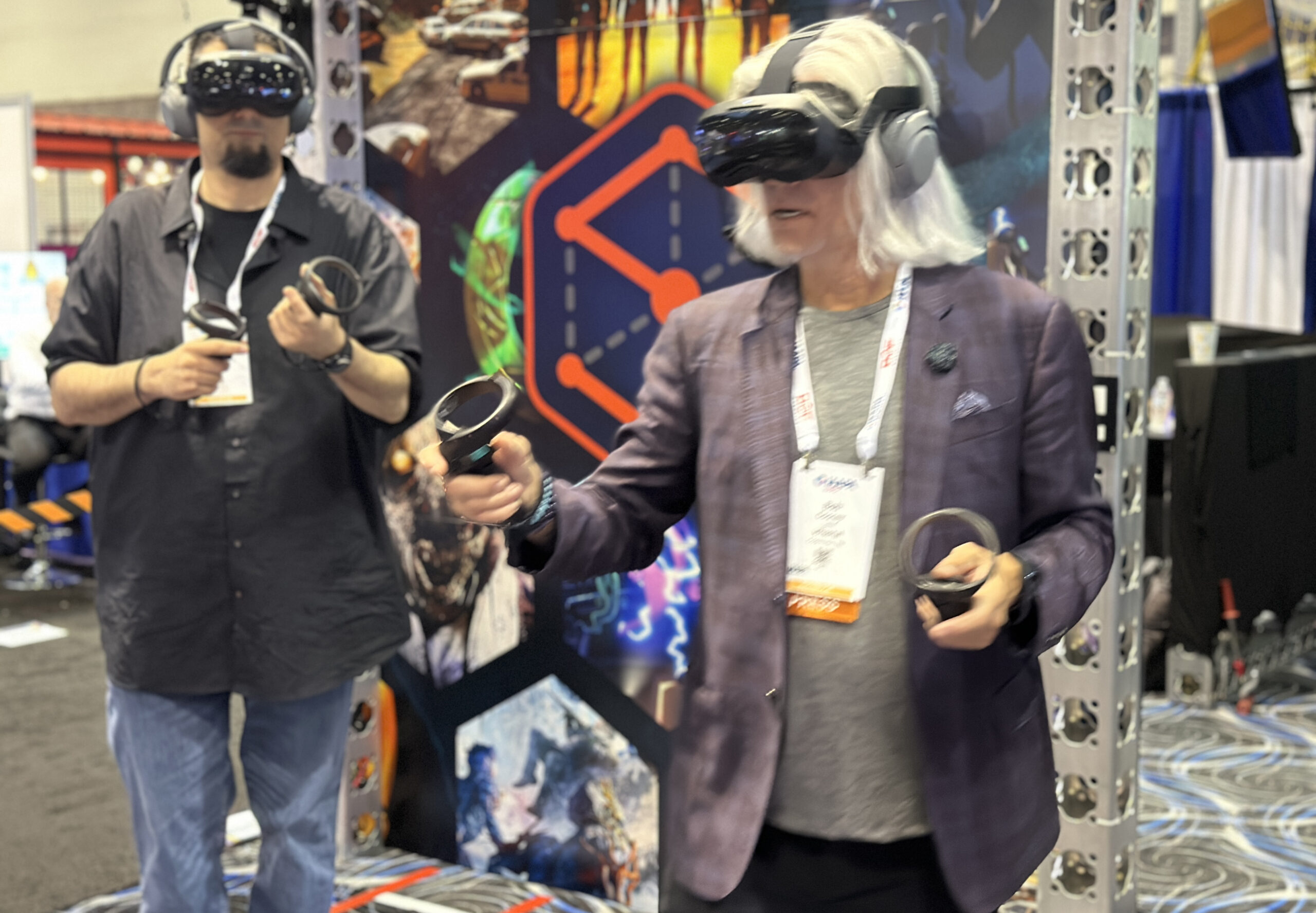 Bob Cooney plays After the Fall from Vertigo Games at IAAPA 2023