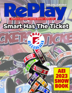 RePlay March 2023 Cover - Smart Industries - 4 inch