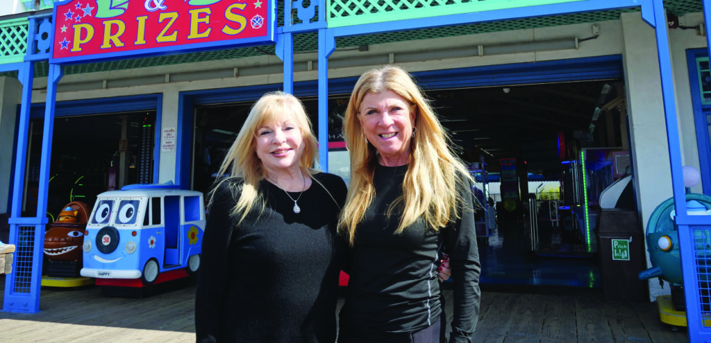 Marlene and Joanie Gordon - Playland Arcade of Santa Monica