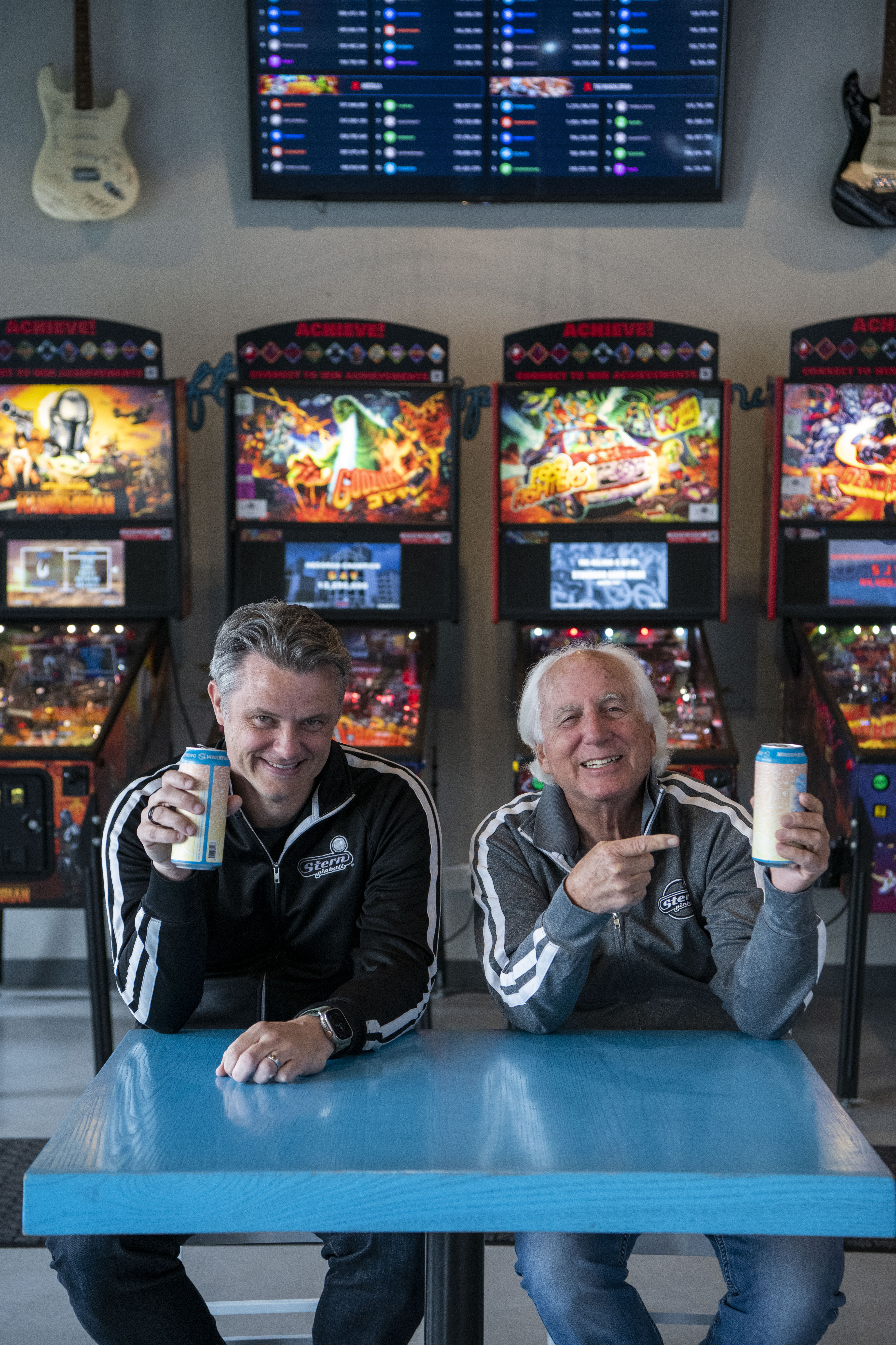 Seth Davis and Gary Stern at Mikerphone Brewing