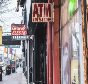 iStock image of ATM Inside sign