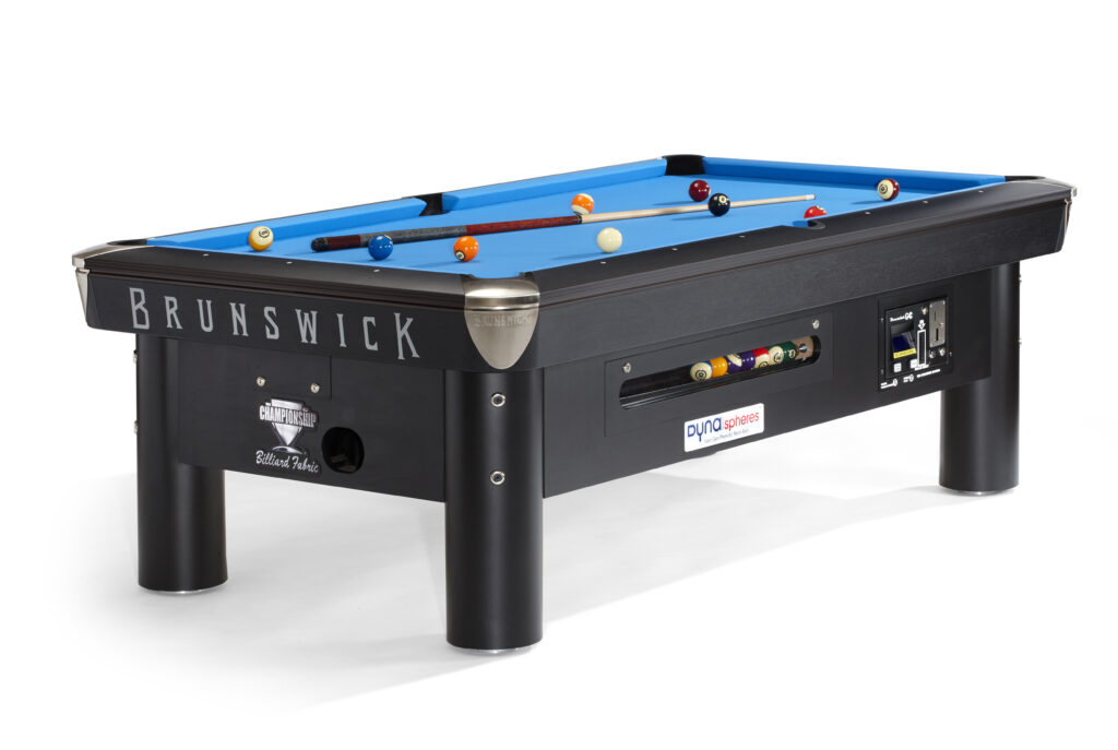Brunswick Gold Crown coin 7-foot commercial table