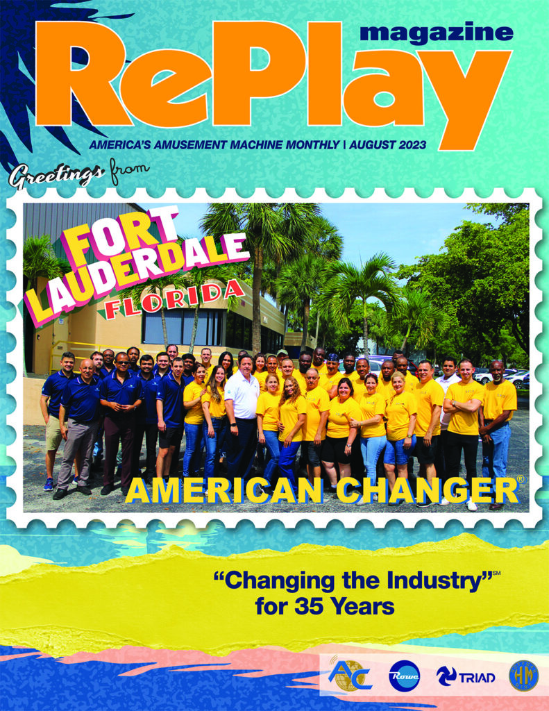 RePlay August 2023 Cover - American Changer - 4 inch