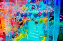 closeup of Sega Skill Fall Revolution