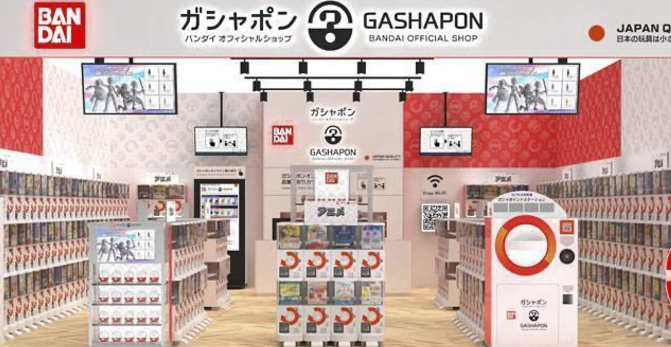 The new Gashapon landscape sees Bandai Namco expanding its chain of stores where capsule prize vending is the star.